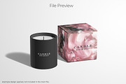Candle With Cube Box Package Mockup, a Packaging Mockup by Sheikhadesign (Thumbnail 7 of 12)