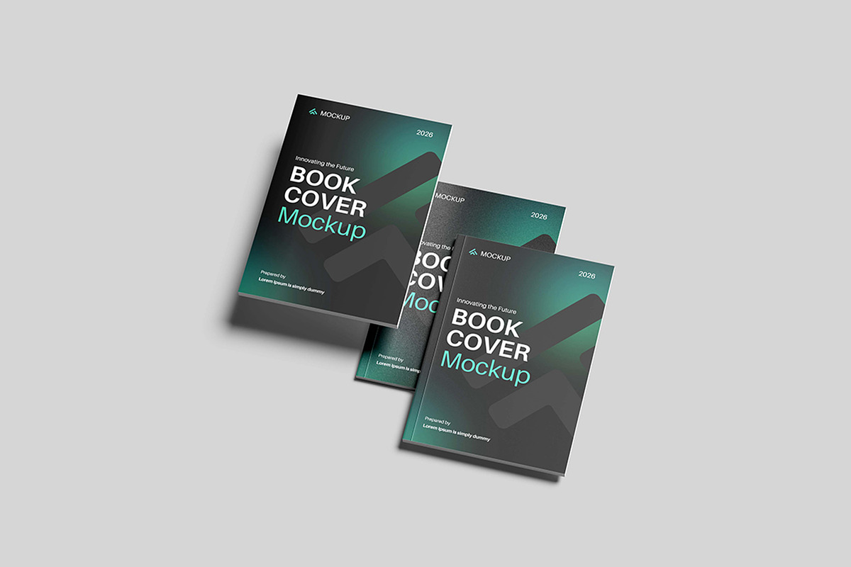 Book Cover Mockup, a Books & Magazine Mockup by NyakBiett (Photo 3 of 8)