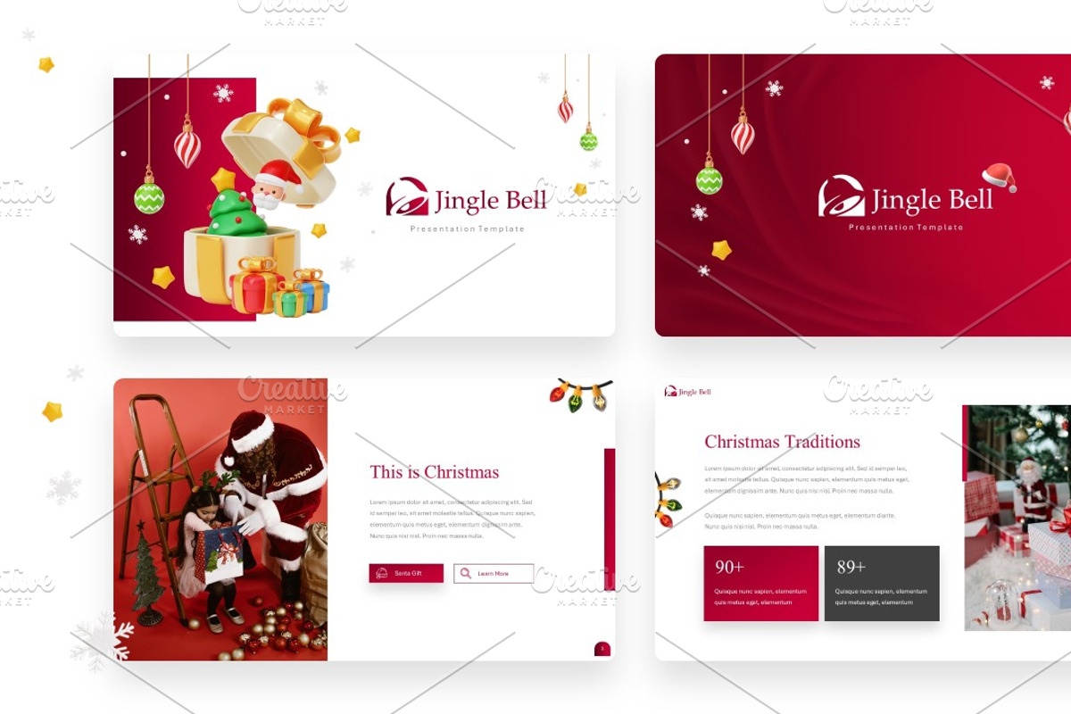 Jingle Bell Presentation, a Presentation Template by Interpitch (Photo 2 of 9)
