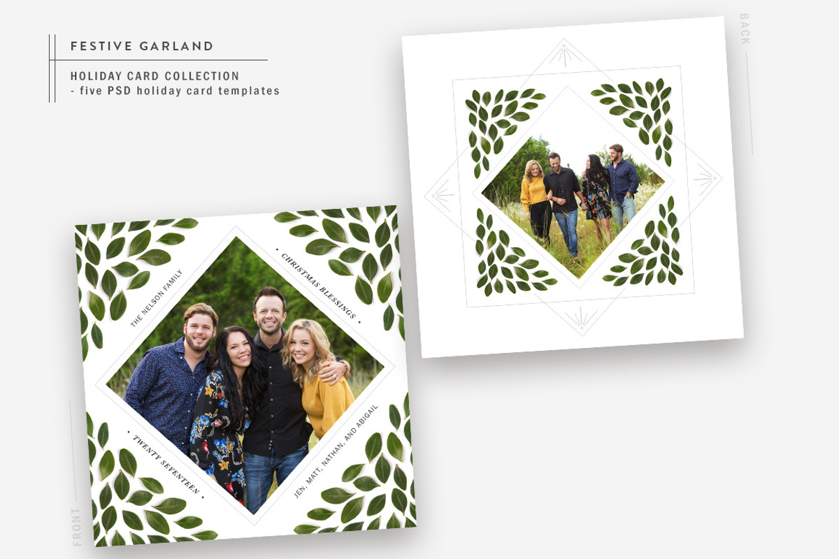Garland | Christmas Card Budle, a Card Template by The Modern Collective (Photo 5 of 7)