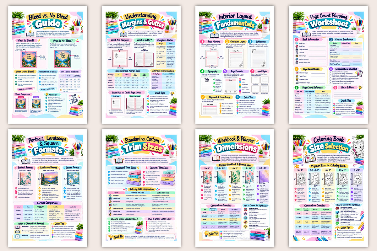 Amazon KDP Trim Size Mastery, a Stationery Template by Designmela01 (Photo 2 of 5)