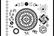 Alchemical sigil collection, an Object Graphic by Victoria Bat (Thumbnail 5 of 5)