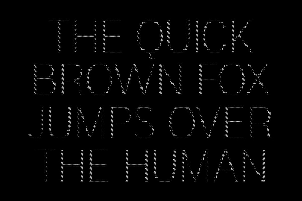 Achiello Ascii, a Sans Serif Font by Craft Supply Co. (Photo 5 of 8)