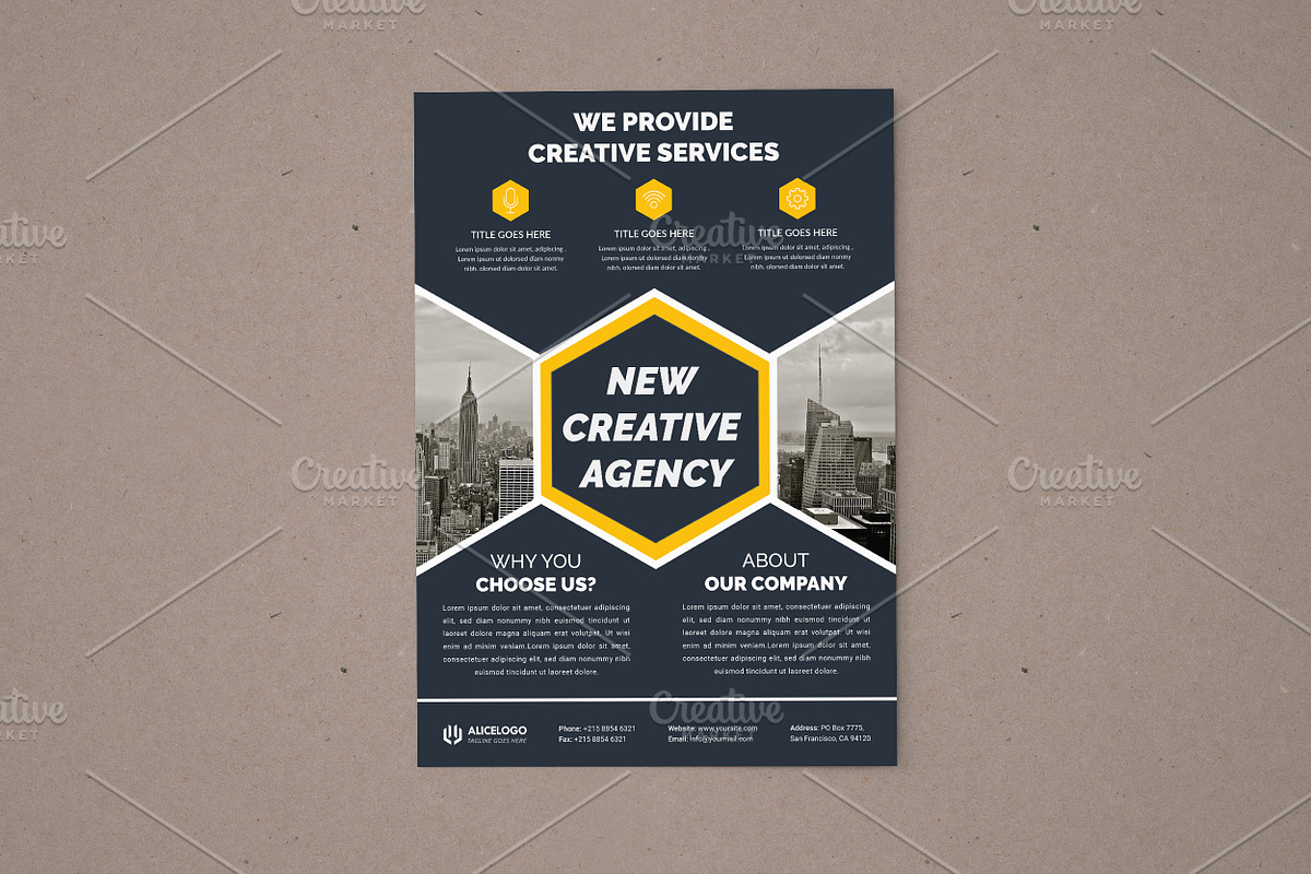 Flyer Template, a Flyer Template by Alice_s (Photo 4 of 10)