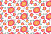 Flowers and dove seamless pattern, a Pattern Graphic by Markovka (Thumbnail 3 of 3)