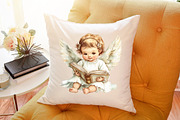 Angel Clipart Baby Angel Clipart Set, an Illustration by Sublimation Artist (Thumbnail 6 of 6)