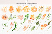Nude & gold. Watercolor clipart, a Texture Illustration by LABFcreations (Thumbnail 6 of 11)