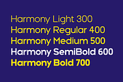 Harmony sans serif typefamily, a Sans Serif Font by Michał Pieczyński (Thumbnail 3 of 5)