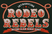Rodeo Rebels - Display Typeface, a Slab Serif Font by PutraCetol Studio (Thumbnail 1 of 12)