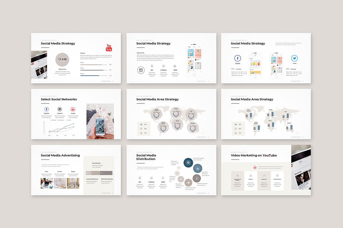 Social Media Strategy Google Slides, a Presentation Template by CreativityForest (Photo 12 of 16)