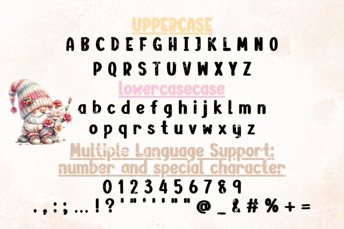 CARNATION LOVER - Handwriting, a Handwritten Font by Charmingbear59.design (Photo 5 of 5)