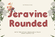 Seravine Rounded, a Sans Serif Font by Craft Supply Co. (Thumbnail 1 of 8)