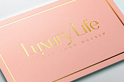 Luxury Golden Embossed Logo Mockup, a Product Mockup by INTENTFX (Thumbnail 5 of 8)