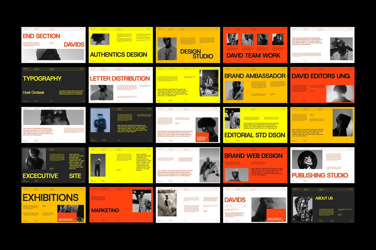 Davids - Brand Portfolio PowerPoint, a Presentation Template by Creatorism (Photo 9 of 10)