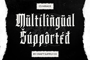 CS Mirage – Blackletter Font, a Blackletter Font by Craft Supply Co. (Thumbnail 3 of 8)