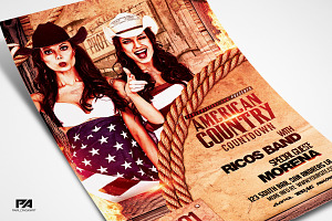 American Country Countdown Flyer