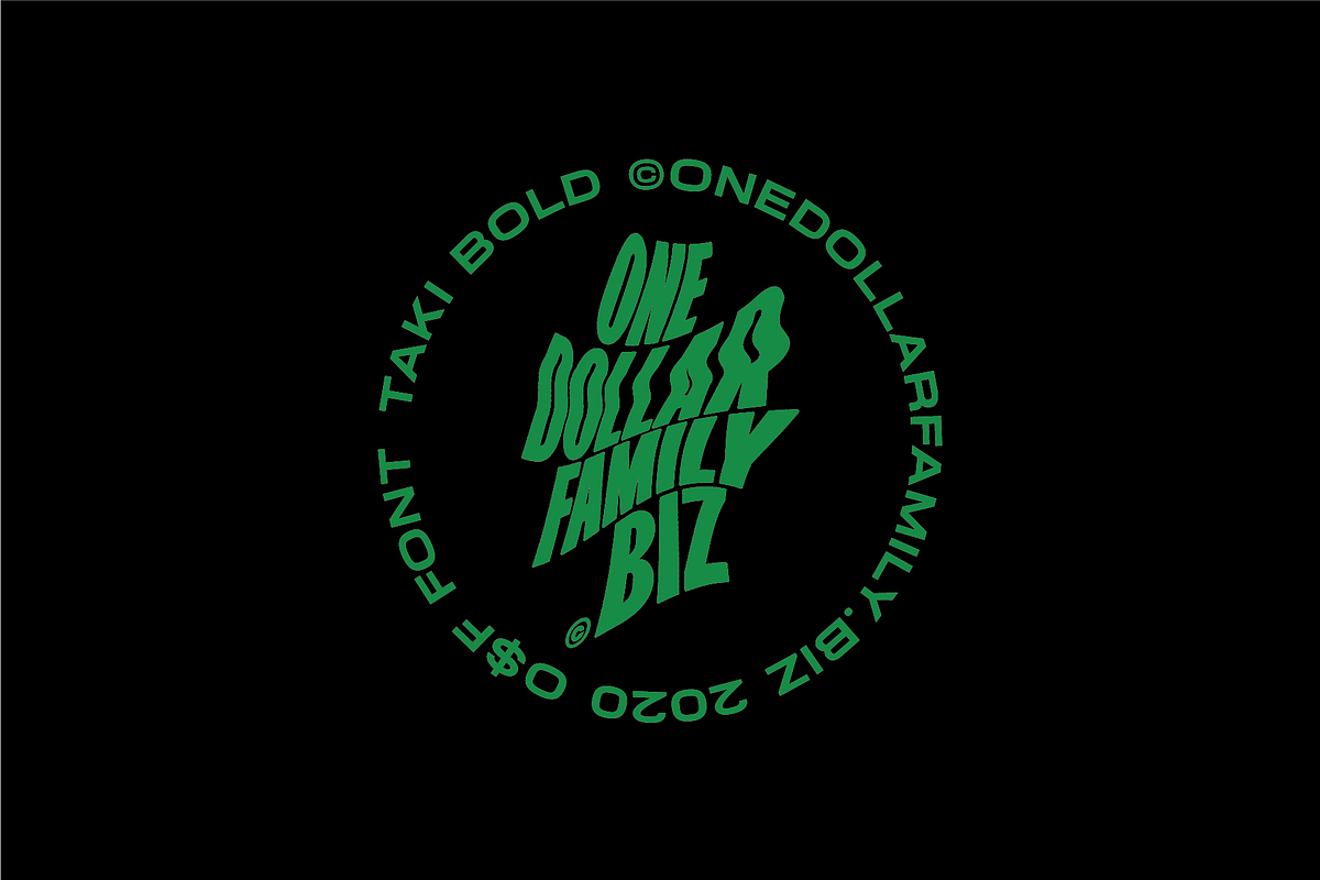 TAKI BOLD [FONT], a Sans Serif Font by ZIEBA (Photo 9 of 9)