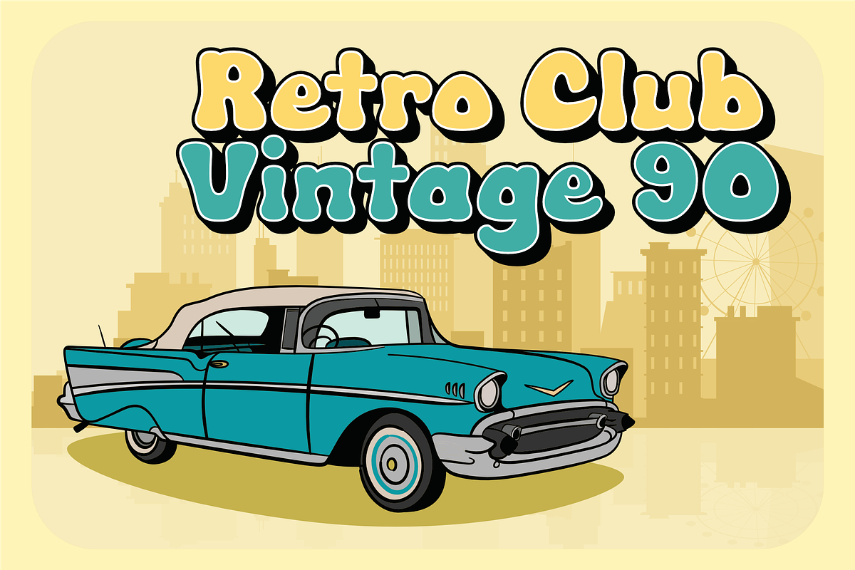 Hoptune - Retro Bold Font, a Sans Serif Font by ahweproject (Photo 8 of 17)