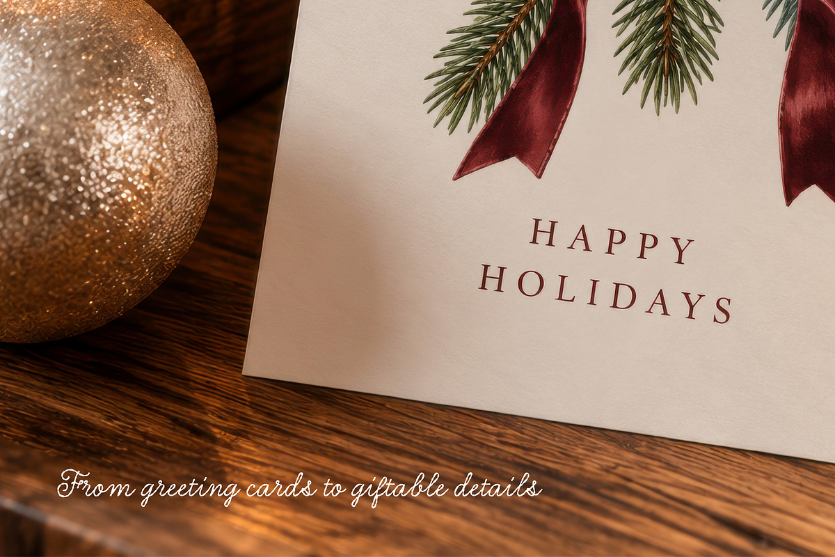 Christmas Stationery Mockup Bundle, an Advertising Mockup by Serenefeeling (Photo 8 of 14)