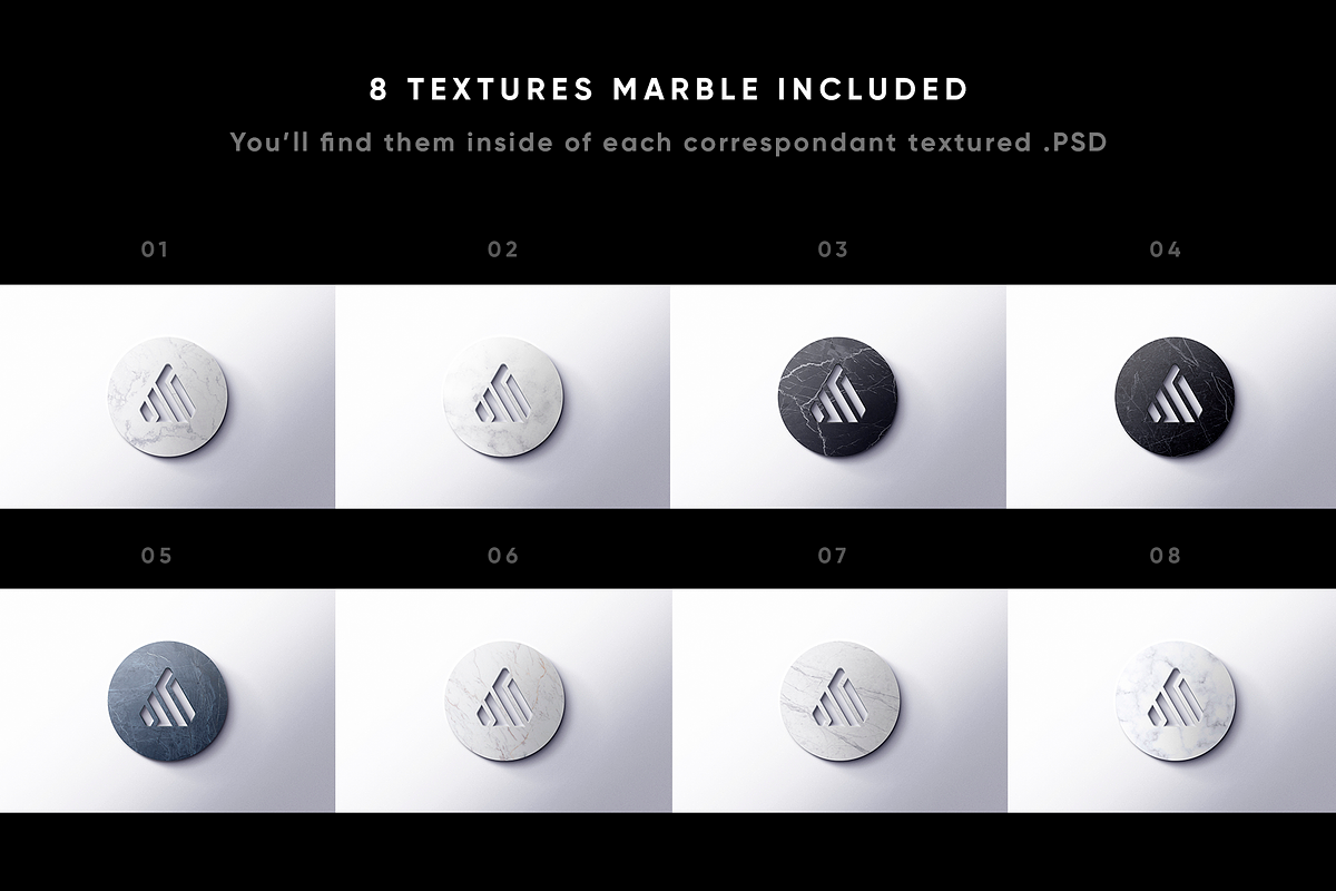 8 Front 3D Logo Mockups, an Apparel Mockup by Asylab (Photo 9 of 27)