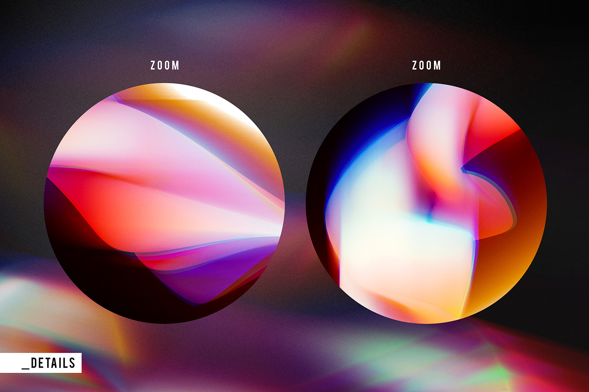 AURA | Vibrant Glows & Shapes, a Texture Graphic by CUDOS (Photo 4 of 34)