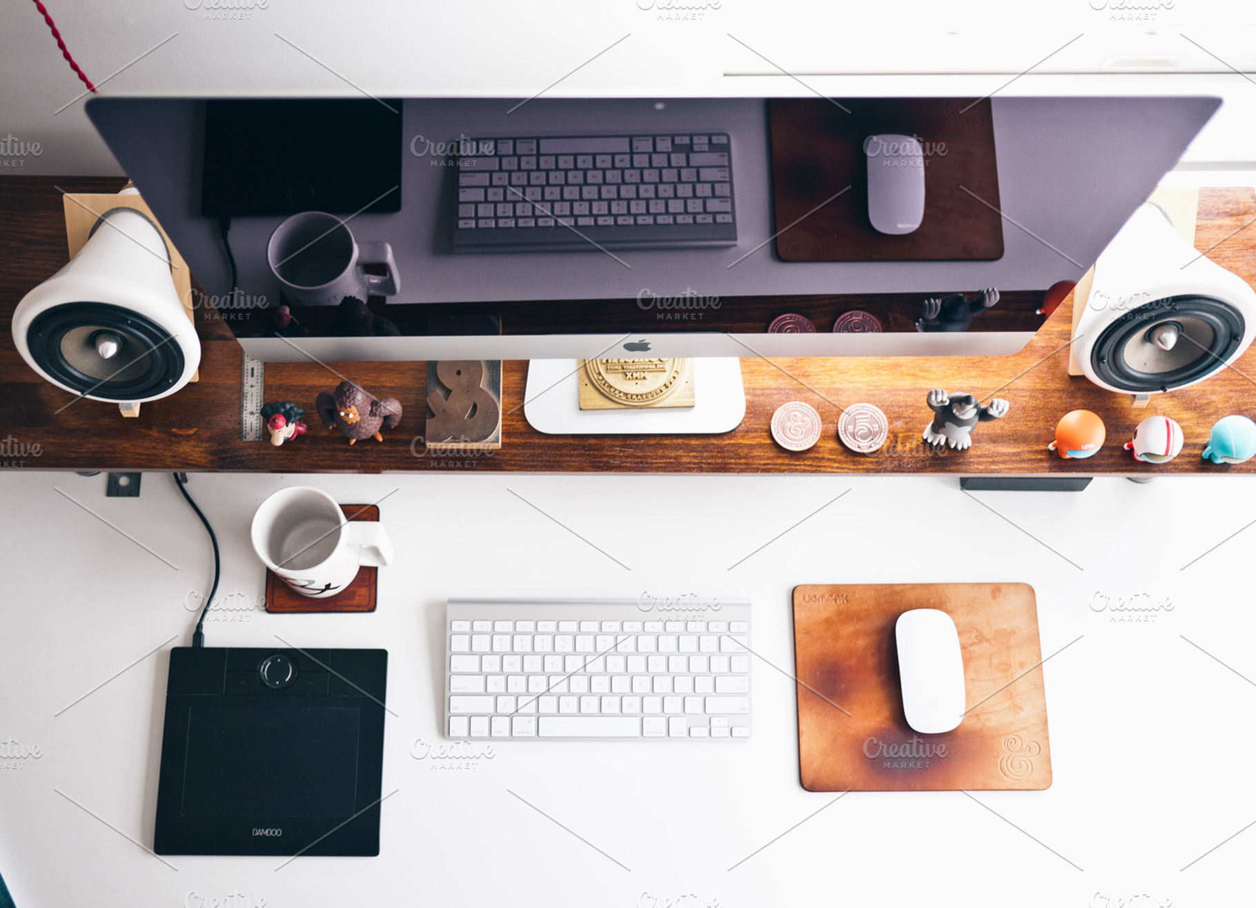 Designer workspace stock photo containing workspace and desk, a Business Photo by ugmonk