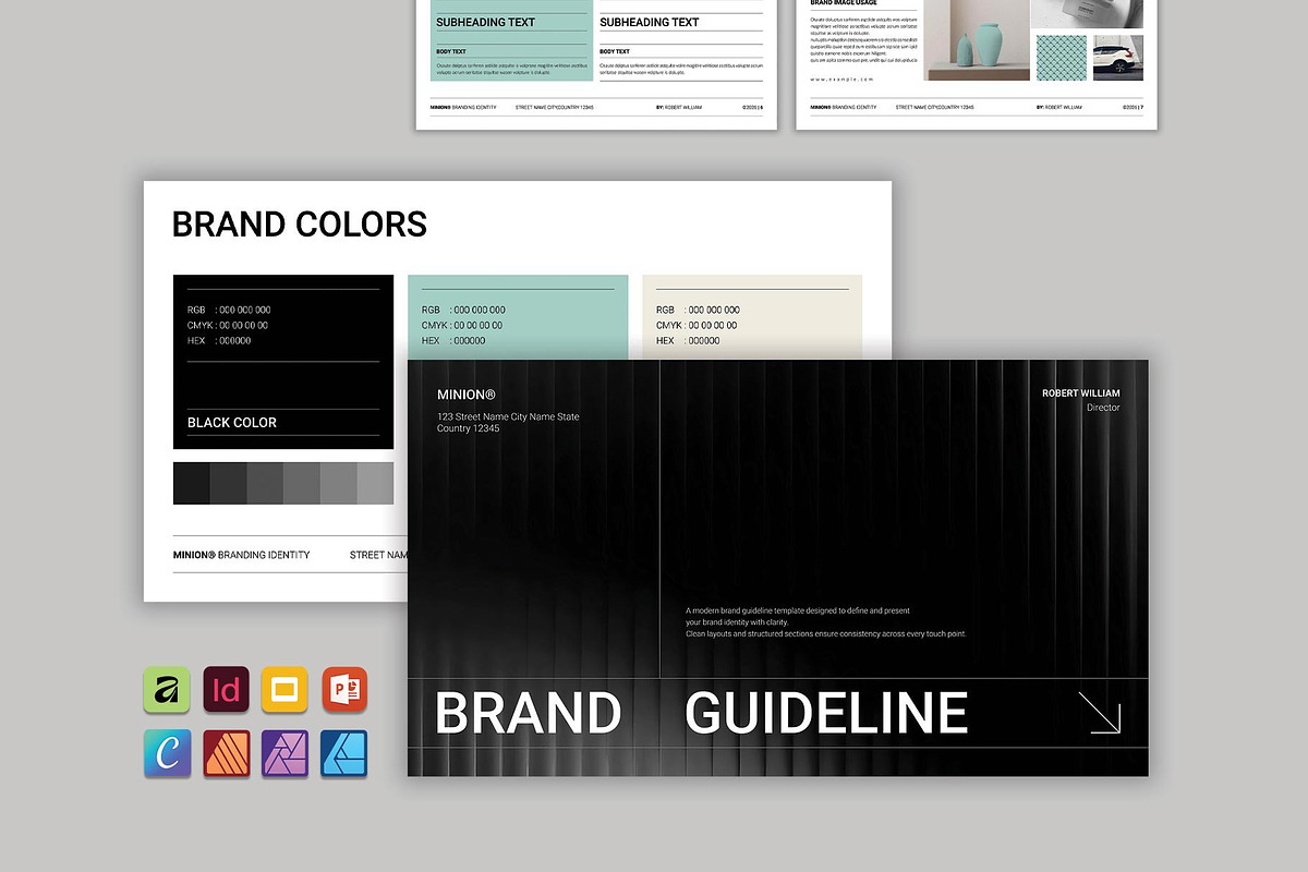Brand Guideline Presentation, a Presentation Template by ElvinPrint (Photo 1 of 7)