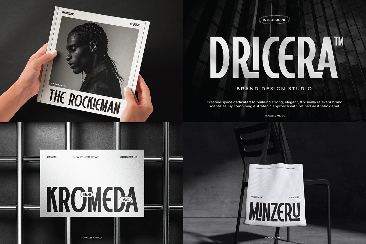 Modern Corporate Font Bundle, a Sans Serif Font by Flawless And Co (Photo 6 of 11)
