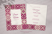 Mauve Tiles Vector Collection, a Decorative Illustration by Liliia Polos Illustration (Thumbnail 4 of 8)