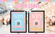WiFi QR Code Sign - Pastel, a Card Template by SunshineStudioBoutique (Thumbnail 5 of 10)