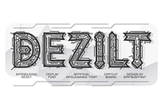 Dezilt Artificial Intelligence Font, a Symbol Font by Erifqizefont (Thumbnail 1 of 10)