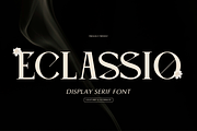 Eclassio | Display Serif Font, a Serif Font by gracetype_studio (Thumbnail 1 of 12)