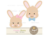 Easter Bunny Digital Paper & Clipart, a Pattern Graphic by JennyL Designs (Thumbnail 5 of 7)