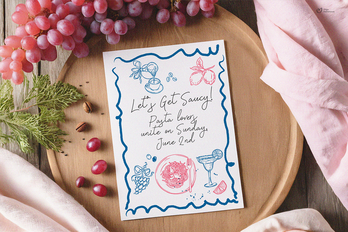 La Dolce Vita, Frames & Icons, an Object Illustration by ollalya (Photo 5 of 7)