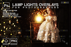 Lamp light photoshop overlay
