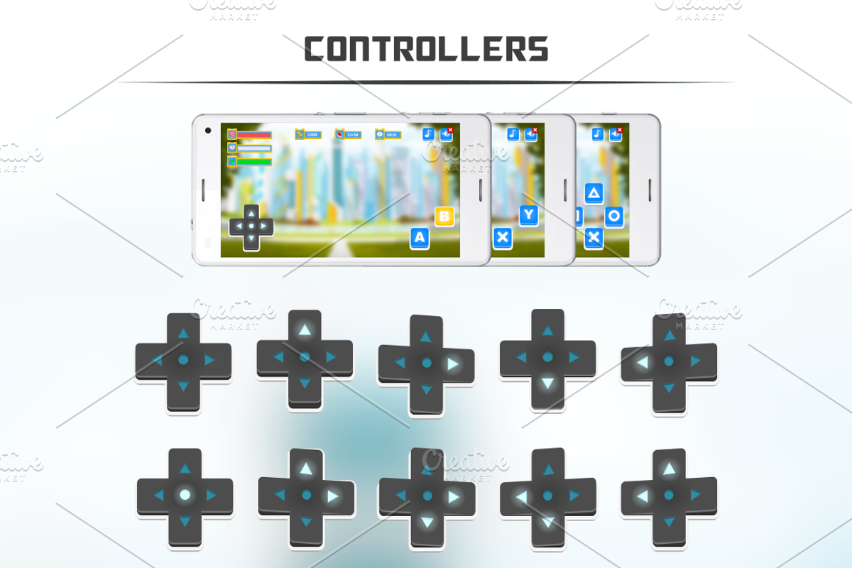 Mechatoon Game UI Art Pack, a Graphic by ridjam (Photo 3 of 5)