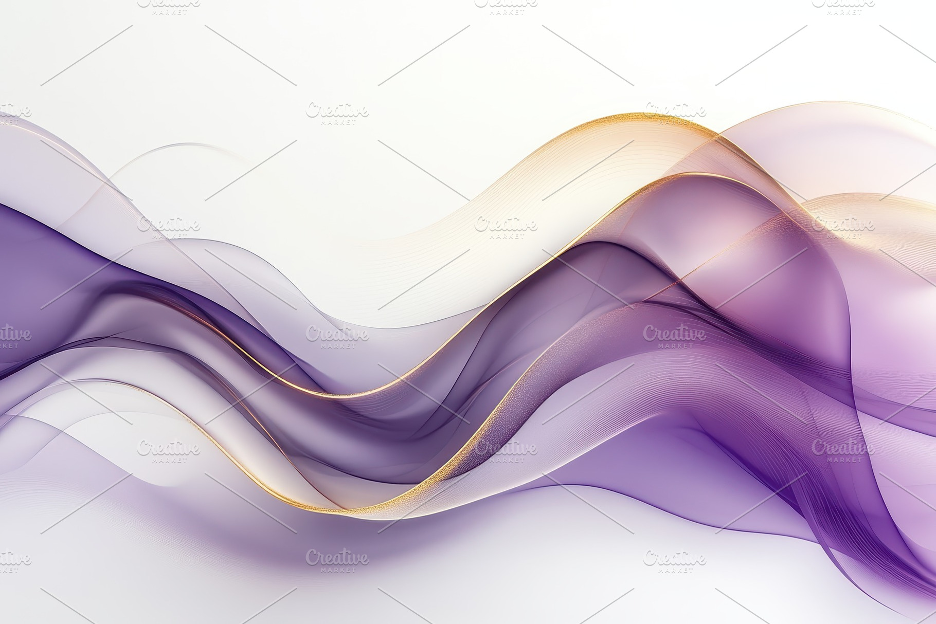 Elegant purple and gold abstract wav, a Background Photo by Pixeness
