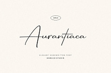 Aurantiaca Signature Font