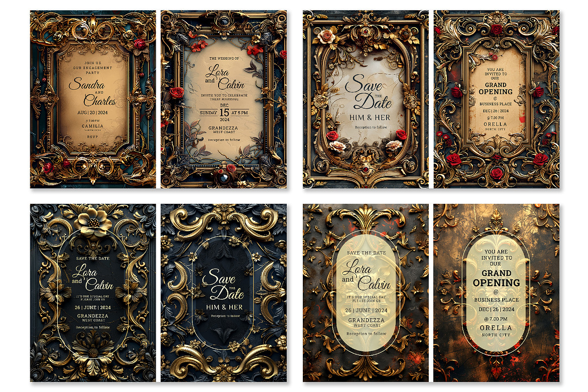 175+ Abstract Vector Invitations, an Invitation Template by M6 Gallery (Photo 126 of 126)