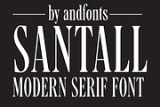 Santall: Modern Serif Font, a Serif Font by Andfonts (Thumbnail 2 of 10)