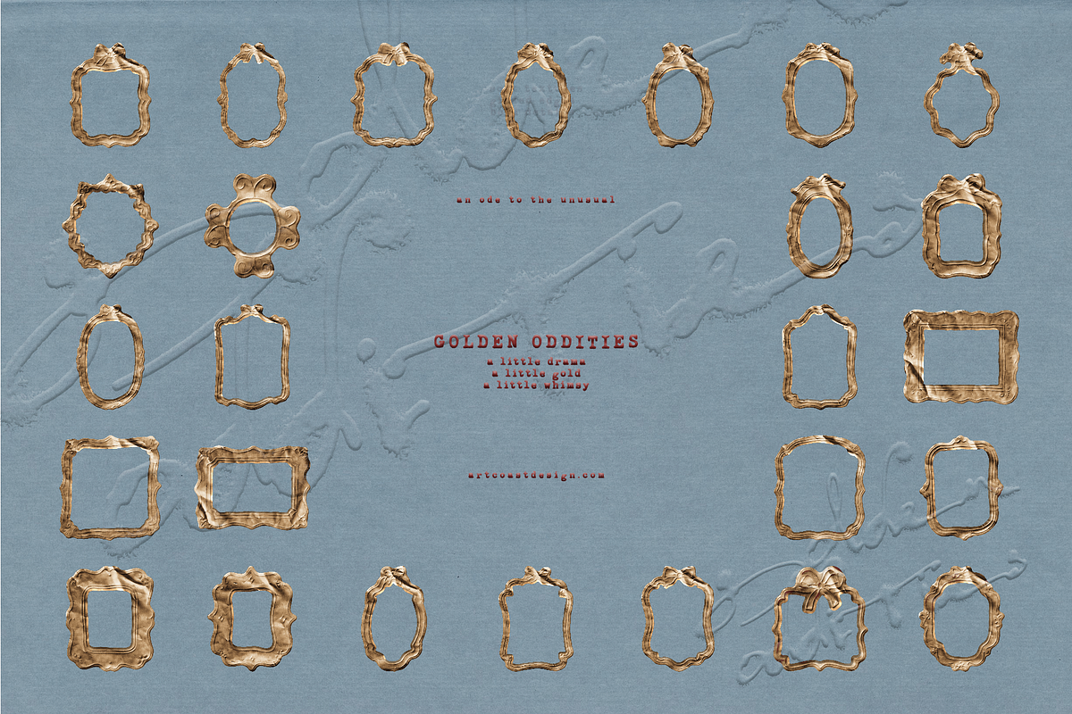 Golden Oddities — Gold Foil Clipart, an Object Graphic by nadispasibenko (Photo 7 of 9)