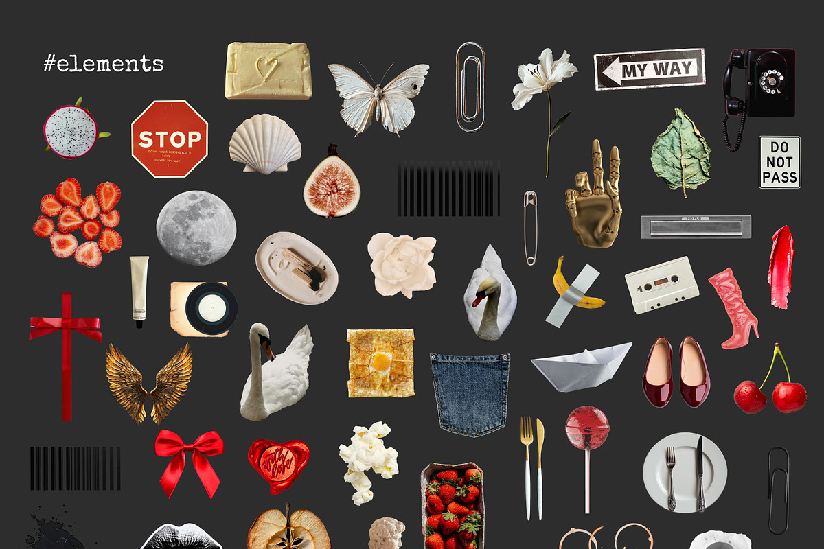 Do not pass # Collage Pack, an Object Graphic by Feelsoul (Photo 10 of 11)