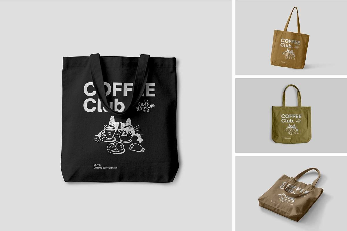 Realistic Tote Bag Mockup PSD, a Merchandise Mockup by MA-KING_ART (Photo 1 of 5)