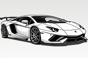 Speed Legends Sports Car Pack, an Illustration by jahid234 (Thumbnail 2 of 7)