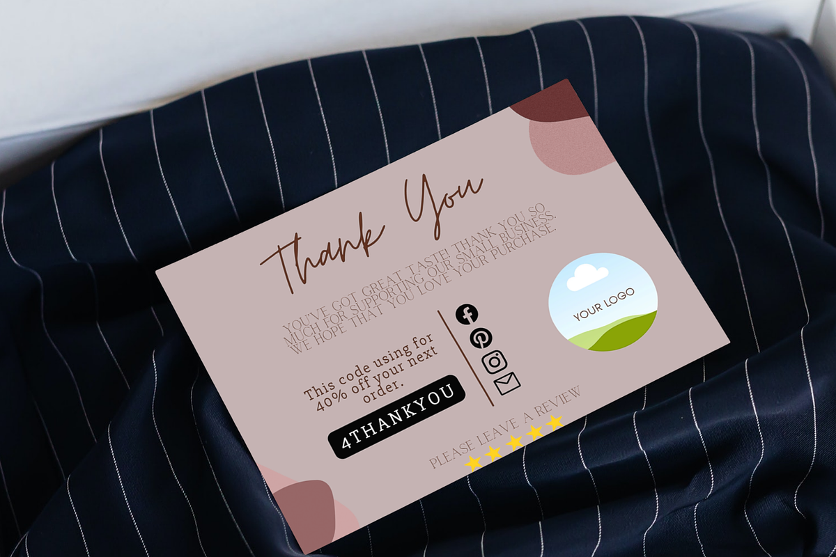 Thank You Order Card | Canva, a Card Template by tahananeart (Photo 3 of 7)