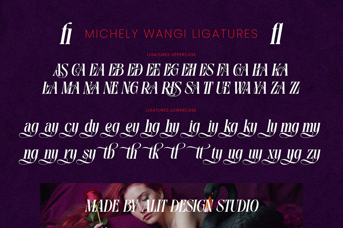 Michely Wangi Elegant Swan Serif, a Serif Font by alit design (Photo 18 of 20)
