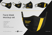 Face Mask Mockup Set, a Mask Mockup by Free-PSD-Templates (Thumbnail 1 of 4)