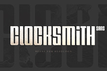 Clocksmith - Bold Display Font