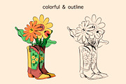 Summer Vibes - Vector Collection, an Illustration by Alina Sh (Thumbnail 2 of 8)