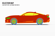 2026 Muscle Performance Coupe Set, an Advertising Mockup by Halal Graphic Studio (Thumbnail 6 of 12)